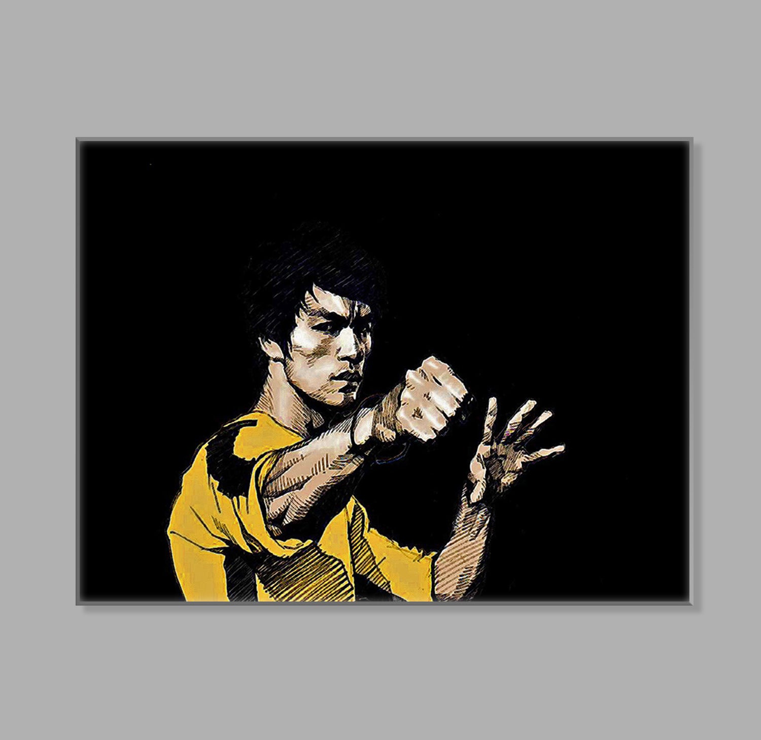 " Bruce Lee " LED Leuchtbild