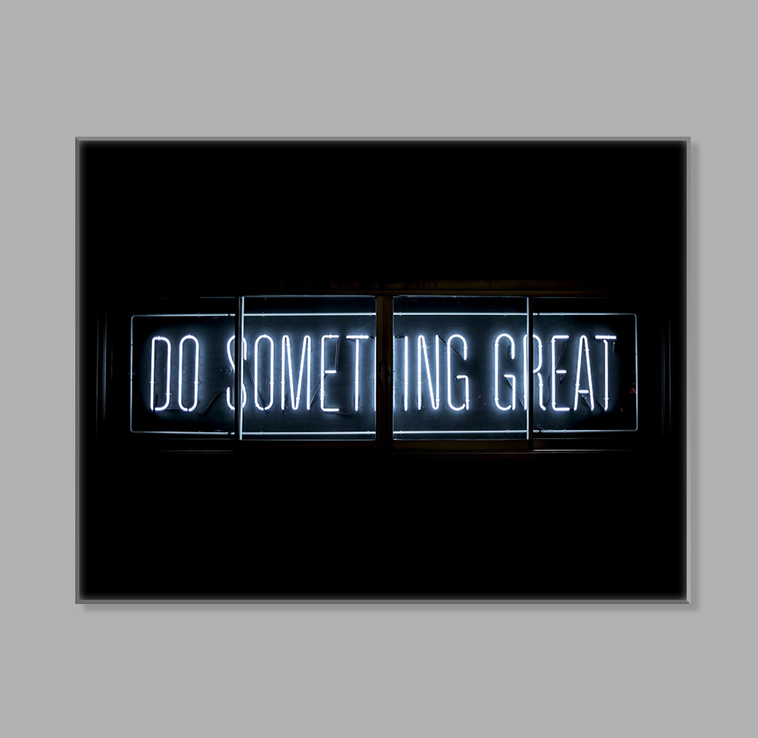 " Do Something Great" LED Leuchtbild