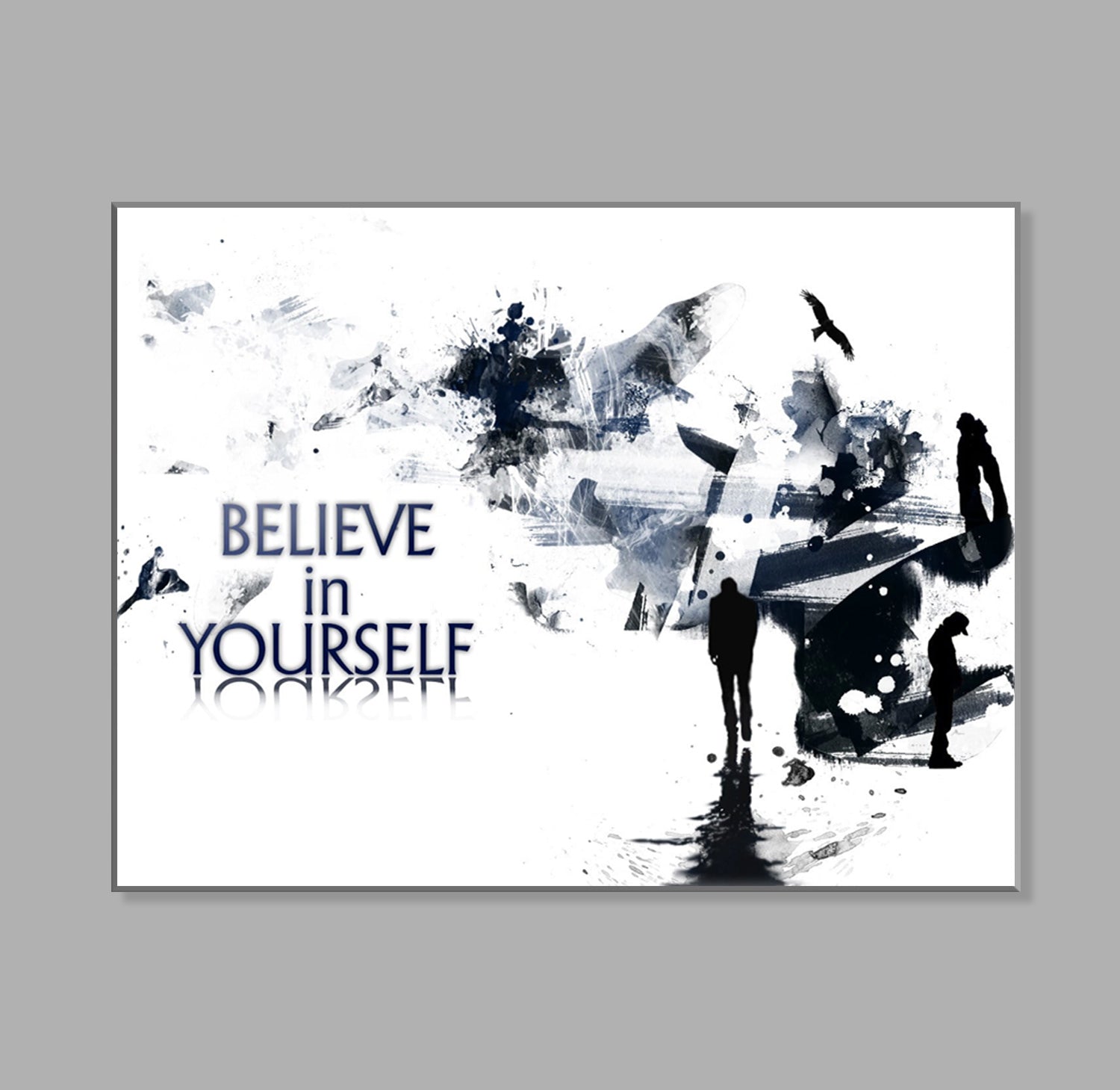 " Believe In Yourself" LED Leuchtbild