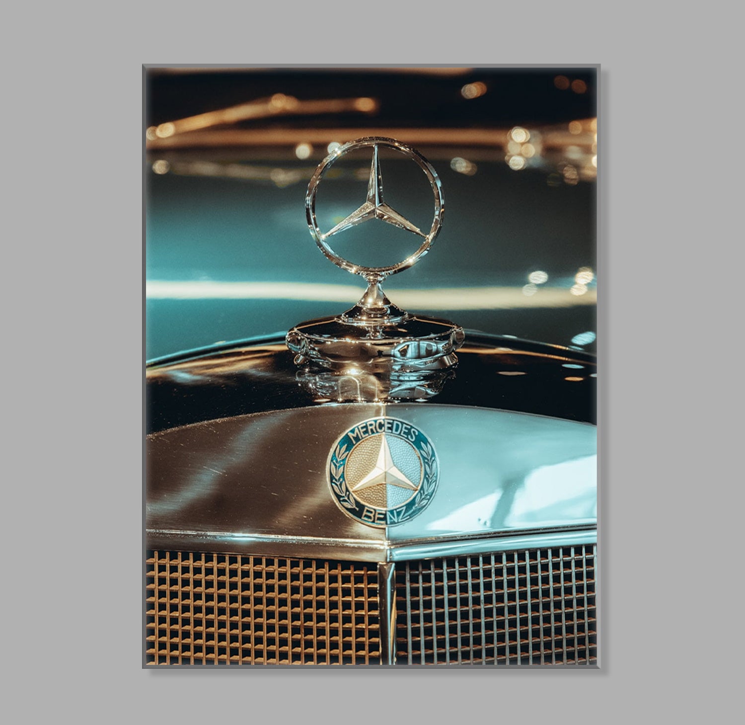 " Mercedes Oldtimer" LED Leuchtbild