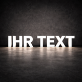 3D LED Leuchtbuchstaben " Frontleuchter " - Konfigurieren